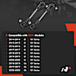 APCA7776 2 Pcs Front Driver & Passenger Stabilizer Bar Link