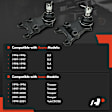 APCA7797 2 Pcs Front Lower Ball Joint Kit
