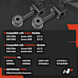 APCA7822 2 Pcs Rear Sway Bar Link