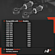 APCA7852 2 Pcs Front Driver & Passenger Stabilizer Bar Link