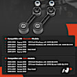 APCA7888 2 Pcs Rear Stabilizer Sway Bar Link Kit