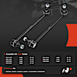 APCA7908 2 Pcs Front Sway Bar Link with Ball Joint