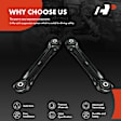 APCA7945 2 Pcs Rear Lower Forward Lateral Arm