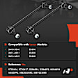 APCA7989 2 Pcs Front Driver & Passenger Sway Bar Link