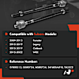 APCA7995 2 Pcs Front Inner Tie Rod End