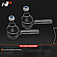 APCA8013 2 Pcs Front Outer Tie Rod End