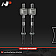 APCA8020 2 Pcs Front Inner Tie Rod End
