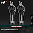 APCA8038 2 Pcs Front Outer Tie Rod End Kit