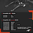 APCA8041 2 Pcs Front Driver & Passenger Outer Tie Rod End Kit