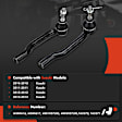 APCA8043 2 Pcs Front Outer Tie Rod End with Ball Joint