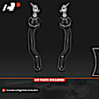 APCA8043 2 Pcs Front Outer Tie Rod End with Ball Joint
