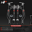 APCA8049 4 Pcs Front Inner & Outer Tie Rod End