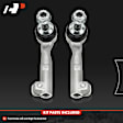 APCA8069 2 Pcs Front Outer Steering Tie Rod End