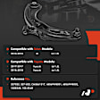 APCA8160 Front Driver Lower Control Arm & Ball Joint Assembly