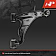APCA8188 Front Driver Lower Control Arm with Ball Joint