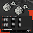 APCA8232 2 Pcs Front Lower Ball Joint Kit