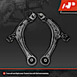APCA8244 2 Pcs Front Driver & Passenger Control Arm & Ball Joint Assembly