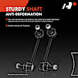APCA8278 2 Pcs Front Stabilizer Bar Link with Ball Joint