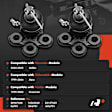 APCA8291 2 Pcs Front Lower Ball Joint Kit