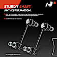 APCA8318 2 Pcs Rear Suspension Stabilizer Sway Bar Link