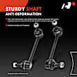 APCA8324 2 Pcs Rear Driver & Passenger Sway Bar Link