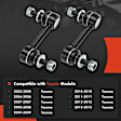 APCA8342 2 Pcs Rear Driver & Passenger Stabilizer Sway Bar Links