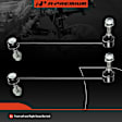 APCA8343 2 Pcs Front Driver & Passenger Sway Bar Link