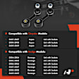 APCA8358 2 Pcs Rear Stabilizer Sway Bar Link Kit