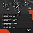 APCA8359 2 Pcs Front Suspension Stabilizer Bar Link