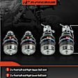 APCA8371 4 Pcs Front Upper & Lower Ball Joint Kit