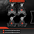 APCA8374 4 Pcs Front Upper & Lower Suspension Ball Joint Kit