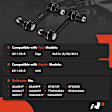 APCA8405 4 Pcs Front & Rear Suspension Stabilizer Sway Bar Link