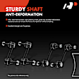 APCA8405 4 Pcs Front & Rear Suspension Stabilizer Sway Bar Link
