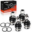 APCA8409 4 Pcs Upper & Lower Ball Joint Kit