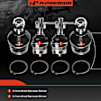 APCA8410 4 Pcs Front Upper & Lower Suspension Ball Joints