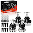 APCA8418 4 Pcs Front Upper & Lower Ball Joint Kit