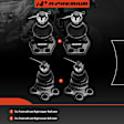 APCA8419 4 Pcs Front Upper & Lower Ball Joint Kit