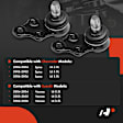 APCA8429 2 Pcs Front Lower Suspension Ball Joint