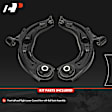 APCA8458 2 Pcs Front Lower Suspension Control Arm and Ball Joint Assembly