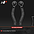 APCA8602 2 Pcs Front Outer Tie Rod End