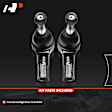 APCA8608 2 Pcs Front Outer Tie Rod End