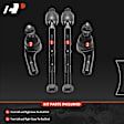 APCA8627 4 Pcs Front Inner & Outer Tie Rod End