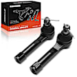 APCA8647 2 Pcs Front Driver & Passenger Outer Steering Tie Rod End