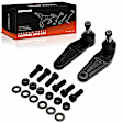 APCA8666 2 Pcs Front Lower Ball Joints with Mounting Hardware