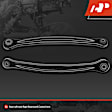APCA8674 2 Pcs Rear Rearward Control Arm Lateral Arm