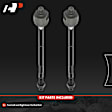 APCA8687 2 Pcs Front Inner Steering Tie Rod End