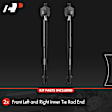 APCA8691 2 Pcs Front Inner Tie Rod End