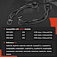 APCA8695 2 Pcs Front Lower Rearward Control Arm with Ball Joint