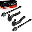 APCA8728 4 Pcs Front Inner & Outer Steering Tie Rod End