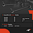 APCA8740 2 Pcs Front Stabilizer Sway Bar Link